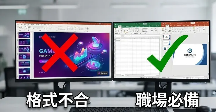 避開格式不相容的工具陷阱，回歸職場通用的 Excel 搭配 PowerPoint 實戰應用。