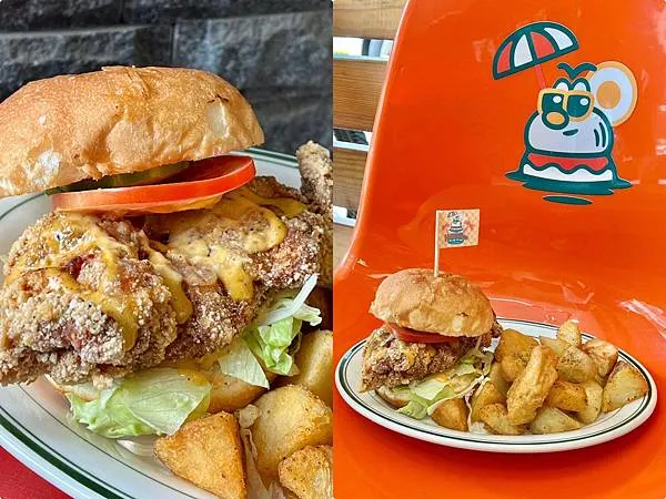+（高雄漢堡）好哇好哇美式餐館～純正夏威夷漢堡飯、酥脆卡滋經