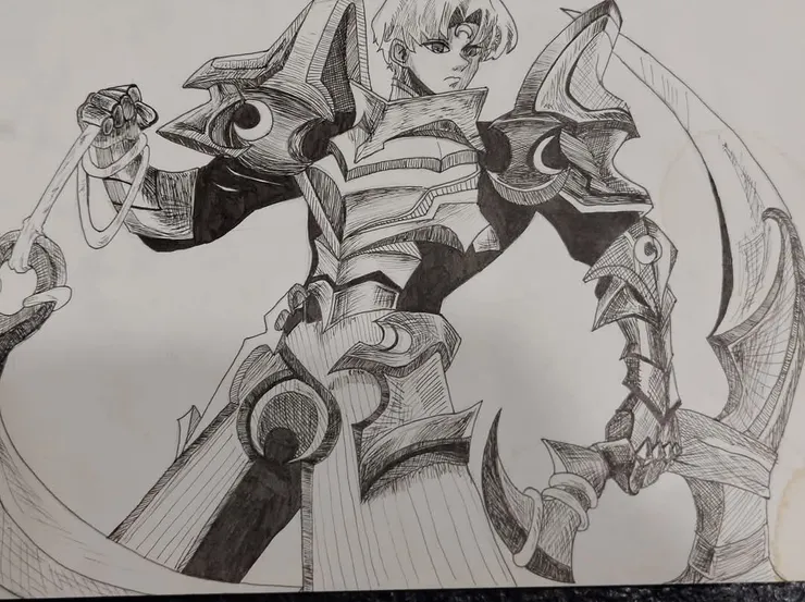 囡的畫遊戲傳說對決裡的銀晝