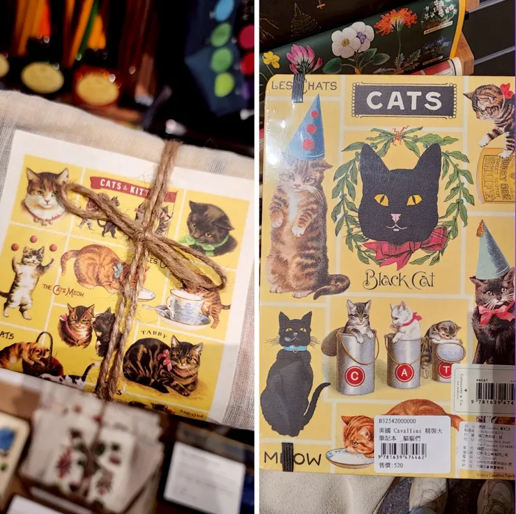 貓咪手帳跟tea towel超Q!!