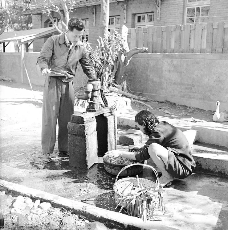 圖5 地下水質調查 案名：1952-1954農復會專輯 檔號：0041/0001/1 來源機關：行政院新聞局 管有機關：國家發展委員會檔案管理局