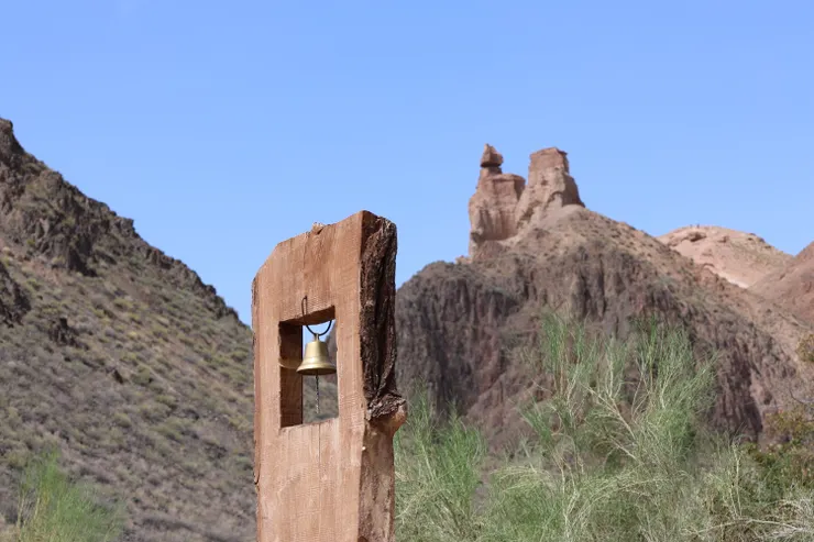 步道終點的鈴鐺