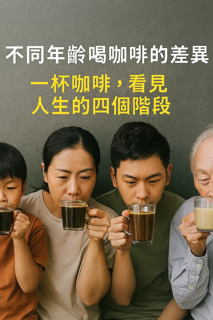 不同年齡喝咖啡的差異｜一杯咖啡，看見你的人生節奏