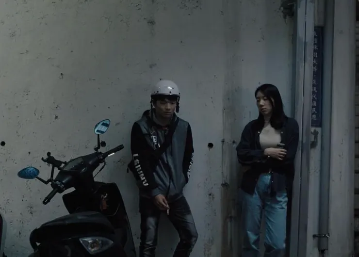 《送行》：「騎摩托車回來」那場戲