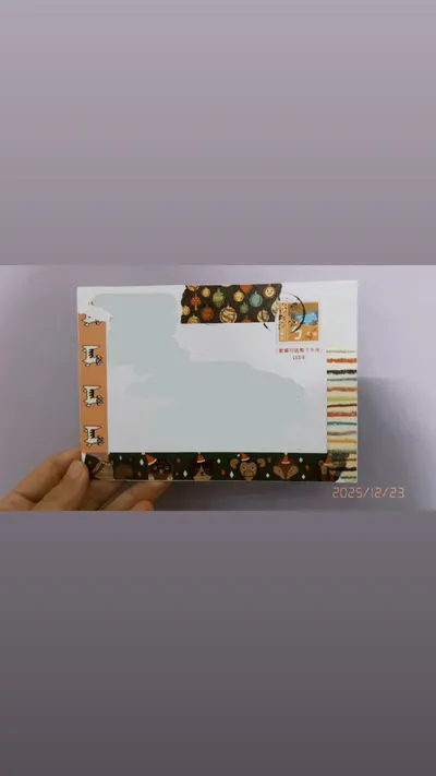 收到朋友的明信片｜聖誕快樂