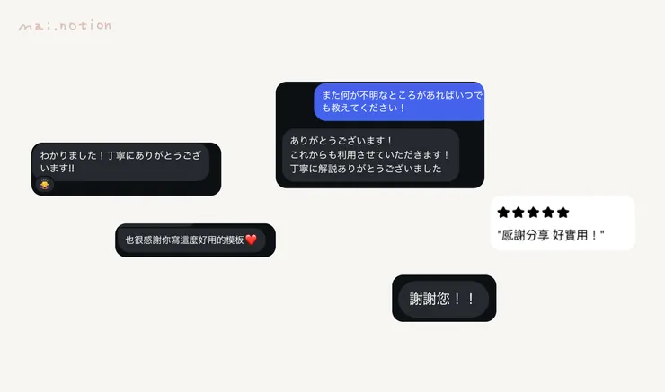 最大的收穫是這些感謝!