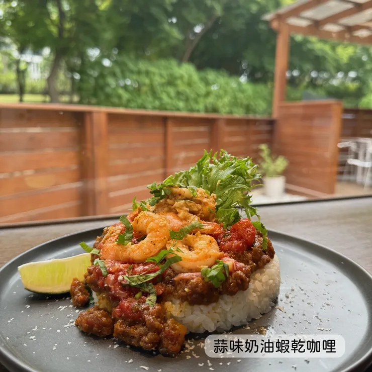 蒜味奶油蝦乾咖哩