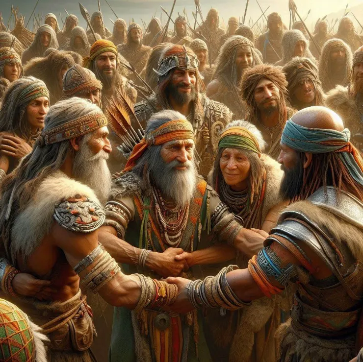 這部落似乎是北歐與印地安的混種