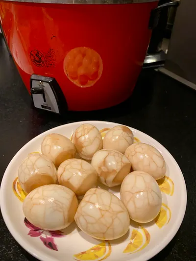 紋路美美的茶葉蛋