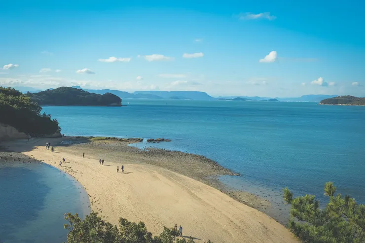 天使散步道潮位最低時