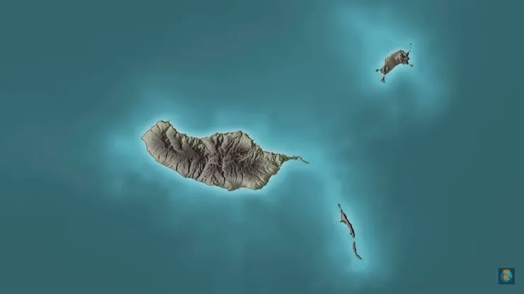 馬德拉島真的很像台灣島左轉90度