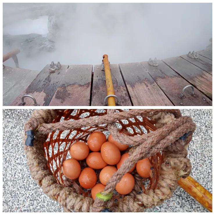 有自備雞蛋食材，只向店家租借竹籃