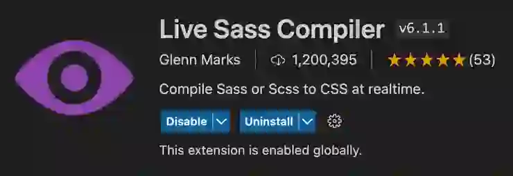 CSS 習作｜Sass 入門學習資源，使用 VS Code 插件 Live Sass Compiler