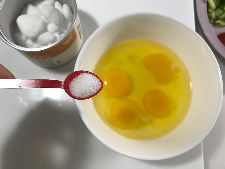 雞蛋要5顆才夠喔～