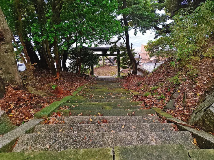 伊根八坂神社 石段