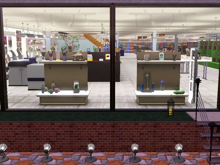 因為安裝不了招牌，所以我用了很多射燈，令這個店很是醒目。