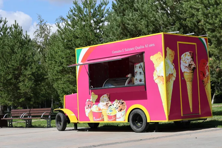無處不在的冰淇淋餐車