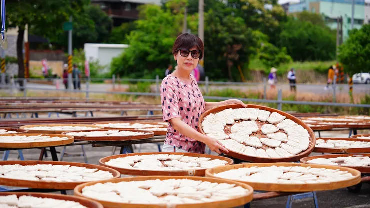 經過日曬後的麵可以保存很久喔