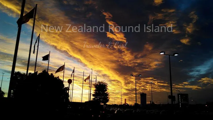 基督城機場的黎明