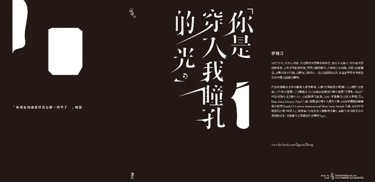 《你是穿入我瞳孔的光》伊格言