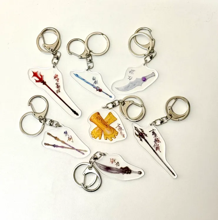 創作四週年的紀念套組贈品，小說中的逆仙七神兵