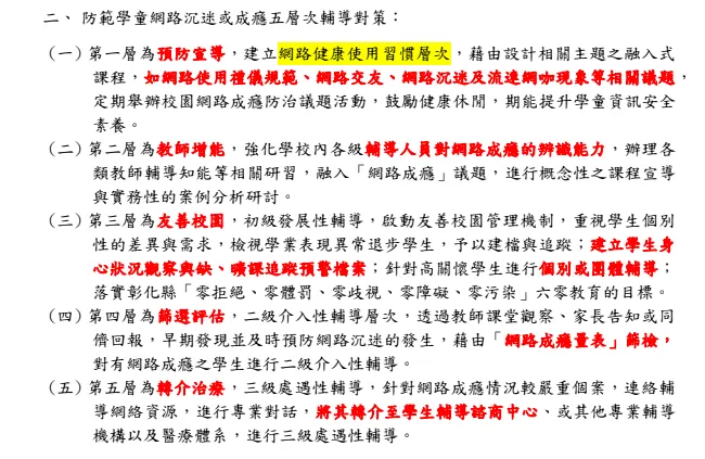 網路成癮輔導策略