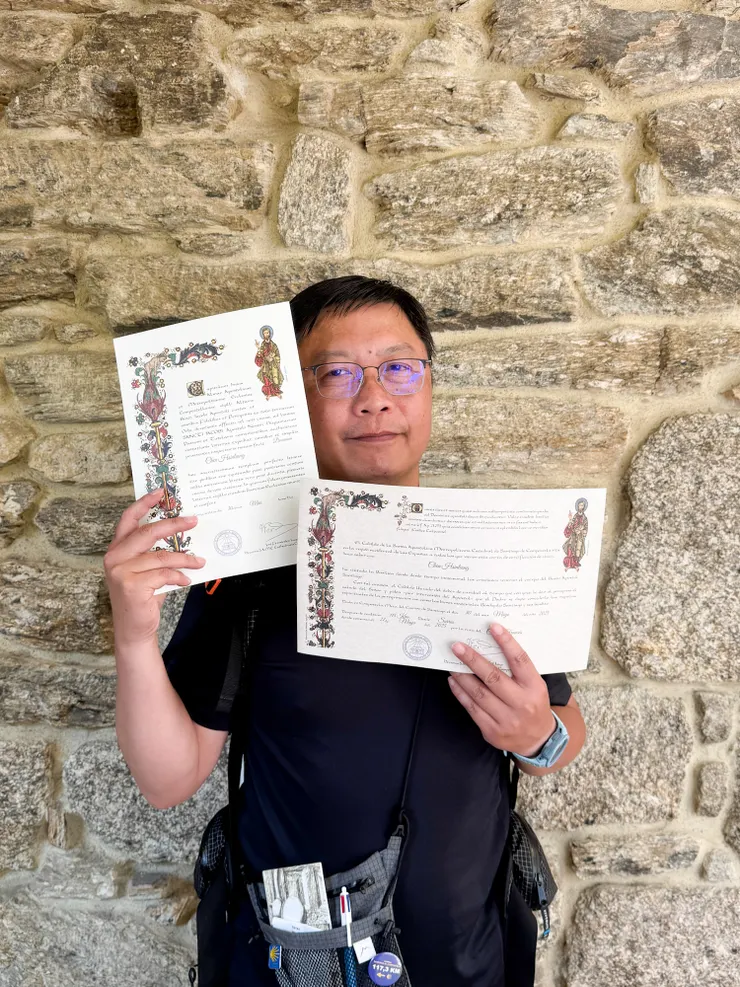 謝謝温ㄤ陪我走朝聖，你好棒！！🫶