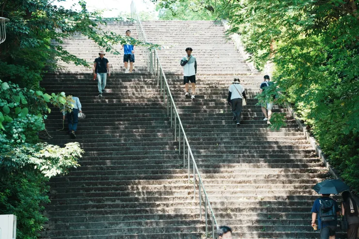 多找樹蔭或者撐傘,不要直面熱辣太陽