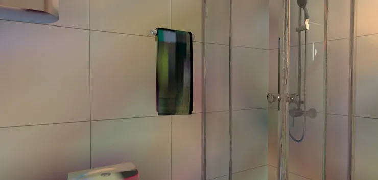 毛巾也是幻彩的。