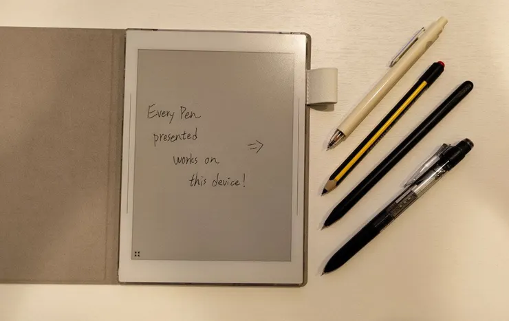 使用Wacom EMR的優勢之一便是可以透過更換手寫筆/筆尖調整手寫體驗