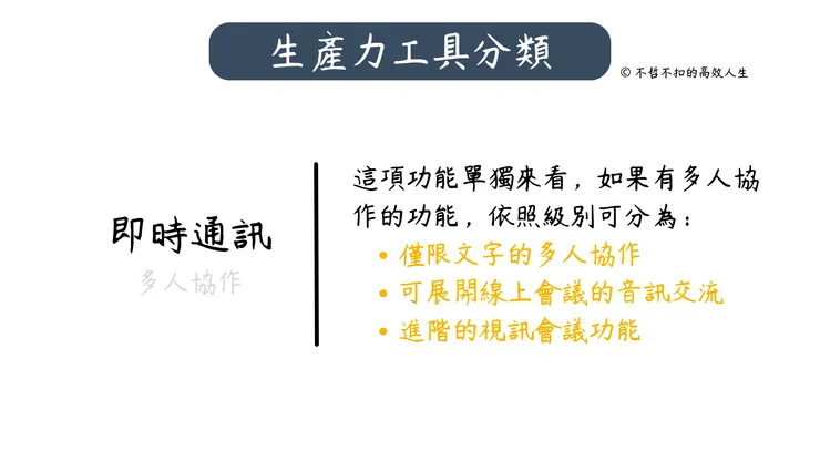 即時通訊或多人協作視為加分項目