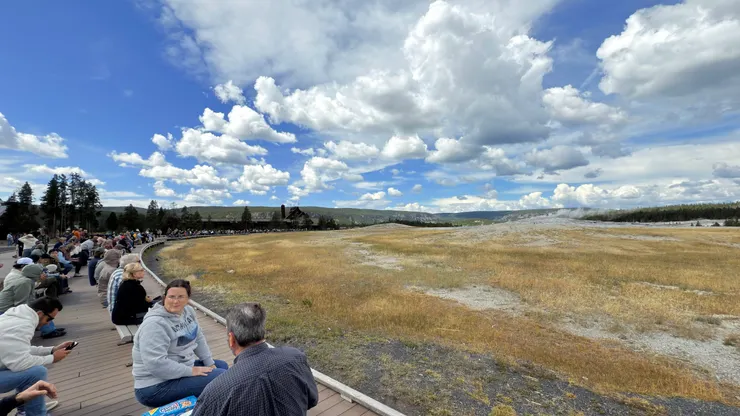 老忠實間歇泉觀賞區