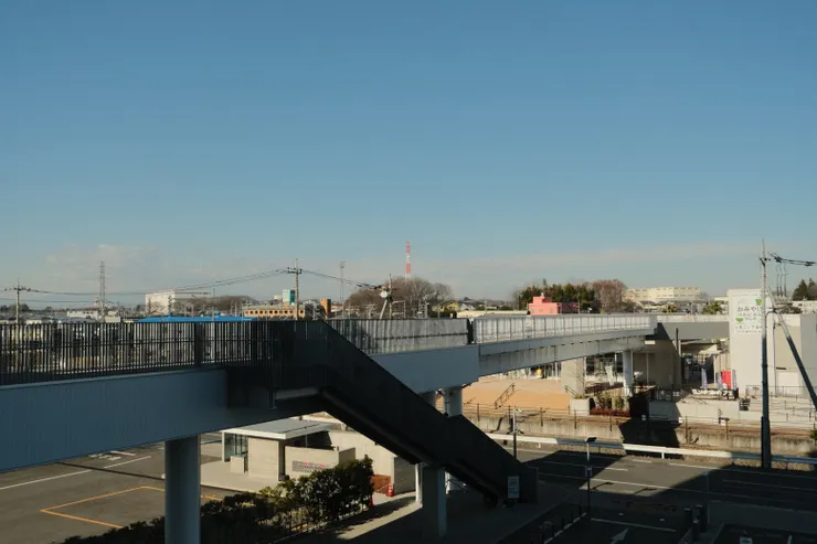 可以看到富士山的空橋