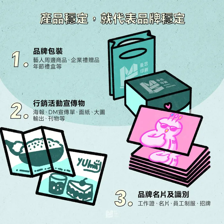 產品穩定，就代表品牌穩定