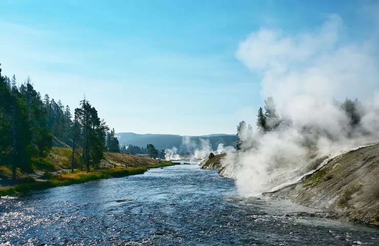 The Grand Prismatic Spring／大稜鏡溫泉