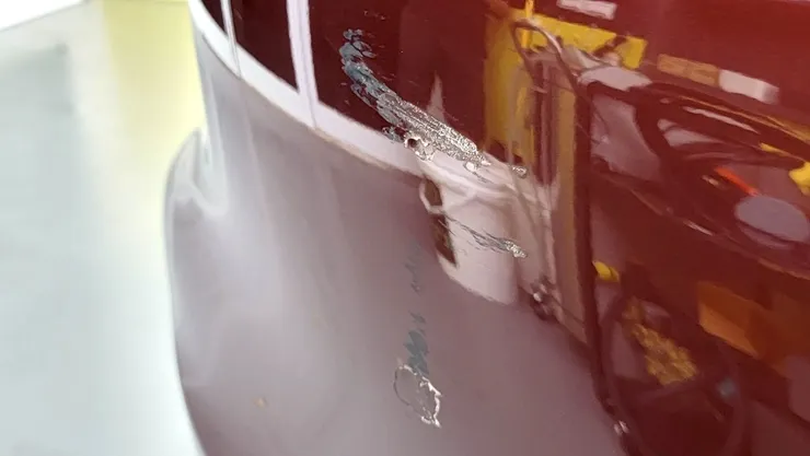 台南汽車包膜推薦【方程式汽車包膜】輕微擦傷沒煩惱！保時捷Ta
