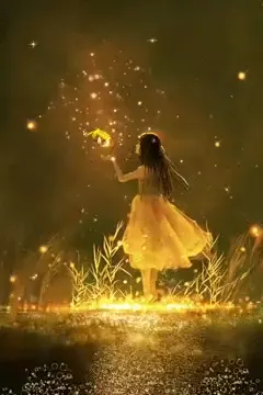 我喜歡她伸手的樣子，  好像不是在追光，  而是想確認：自己真的能站在這裡。