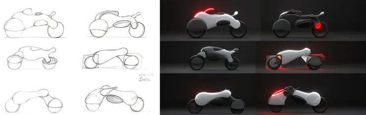Vizcom 對於「線條」的參採權重高