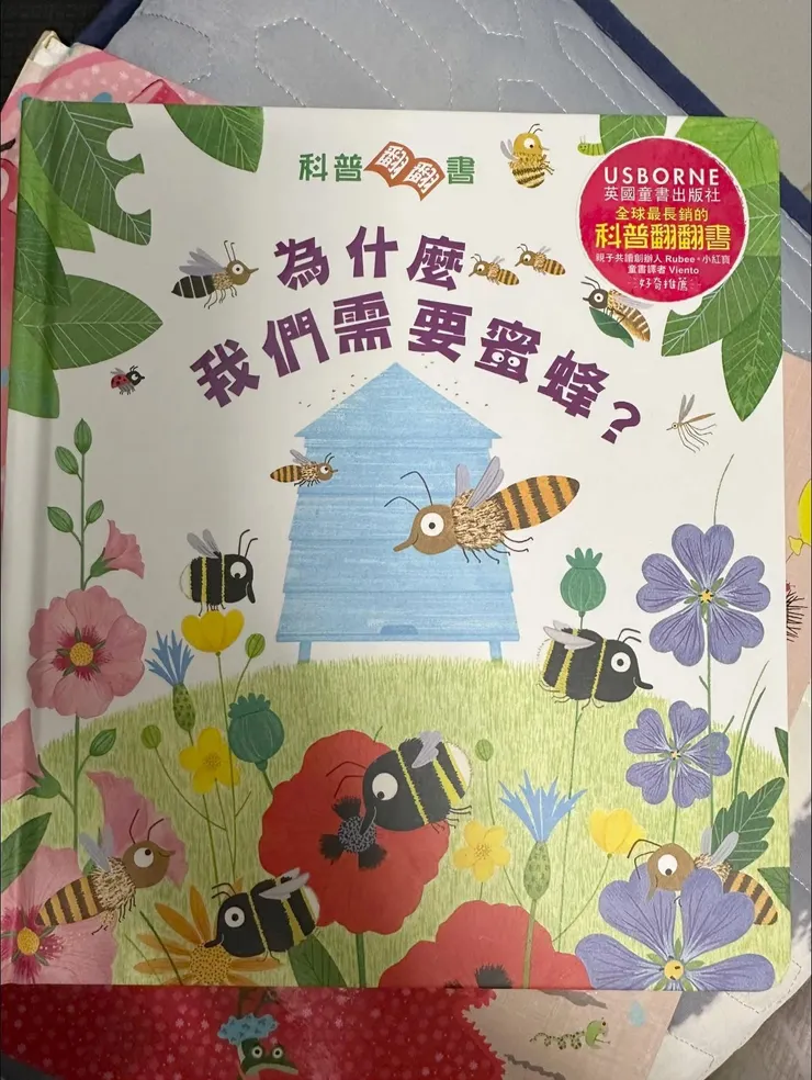 我兒子對蜜蜂和甲蟲和瓢蟲有一種執著⋯⋯