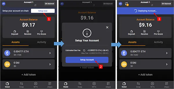 如何使用Braavos錢包?入金/儲值/開通錢包+Layerswap教學