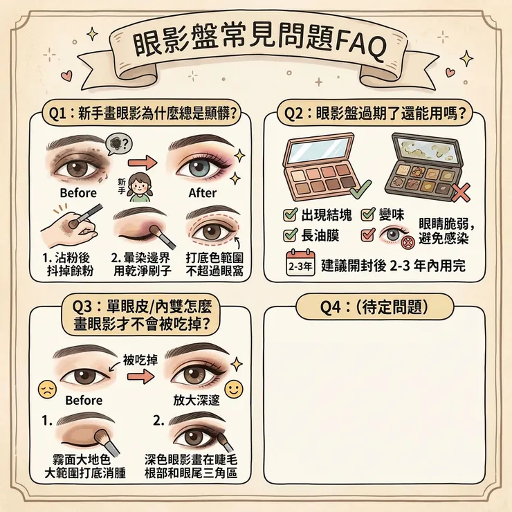 眼影盤常見問題FAQ