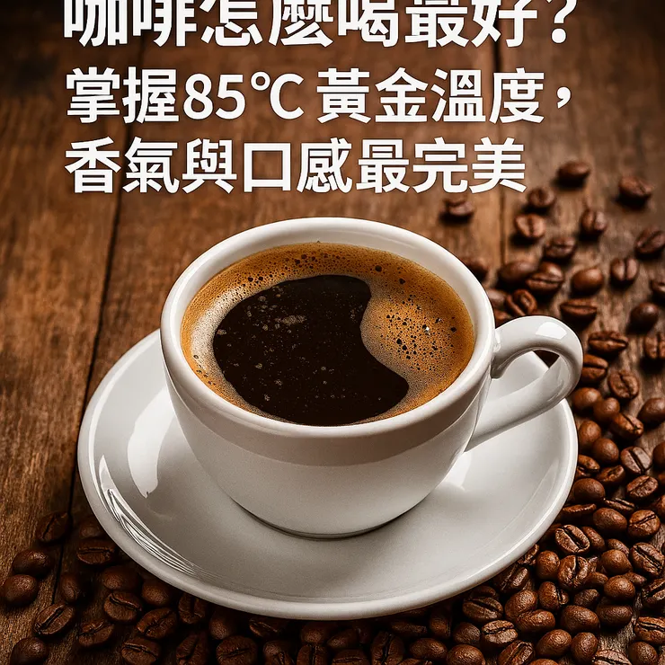 咖啡怎麼喝最好?掌握85°C黃金溫度,香氣與口感最完美