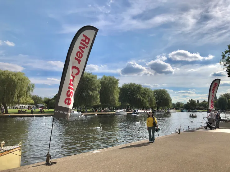 莎翁故居Stratford-upon-Avon河畔有許多水上活動