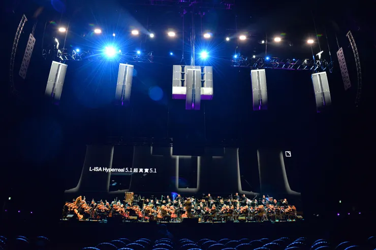 ▲L-Acoustics新品發布會邀請台灣鼓王黃瑞豐與金獎作曲家鍾興民領軍Trinity Band現場演出。