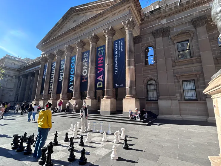 維多利亞圖書館📚和西洋棋♟️
