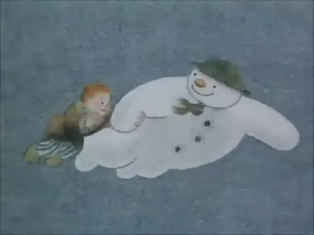 The Snowman ，點開網路連結便可以一起跟著雪人飛行啦！