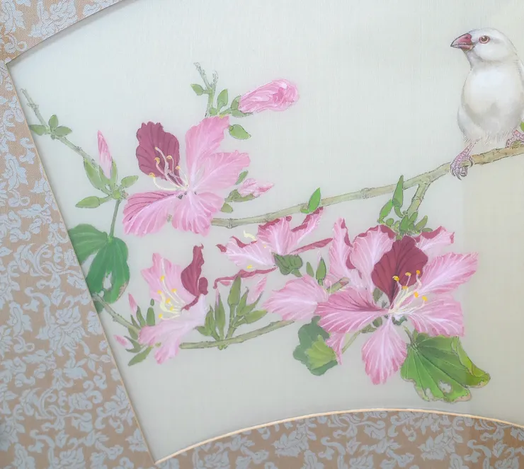 〈鳥語花香〉局部－羊蹄甲