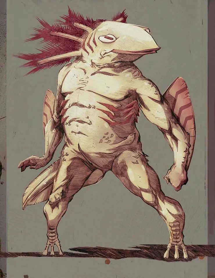 Retro廢案稿-水生種族