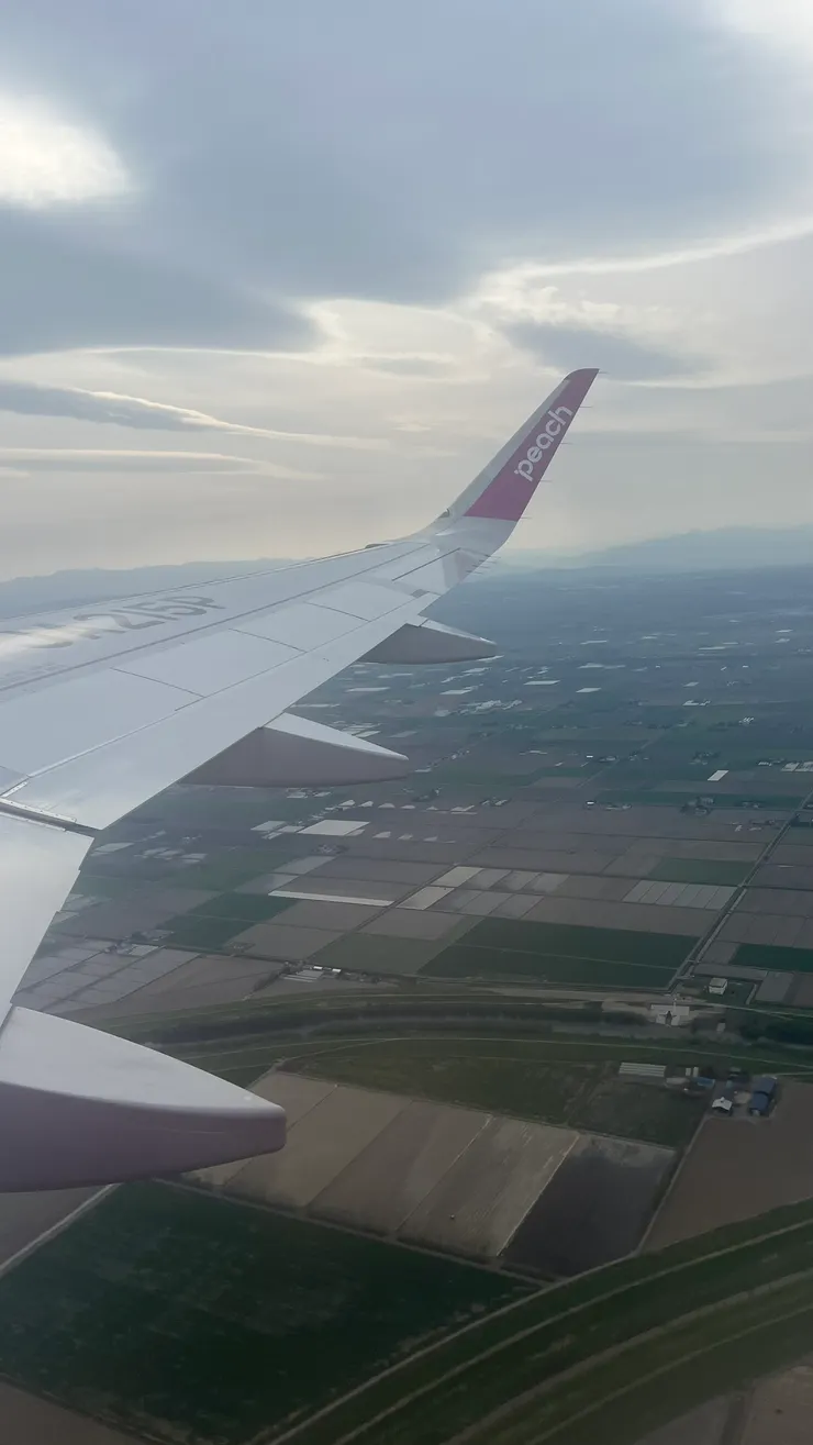 看到北海道的農田了。