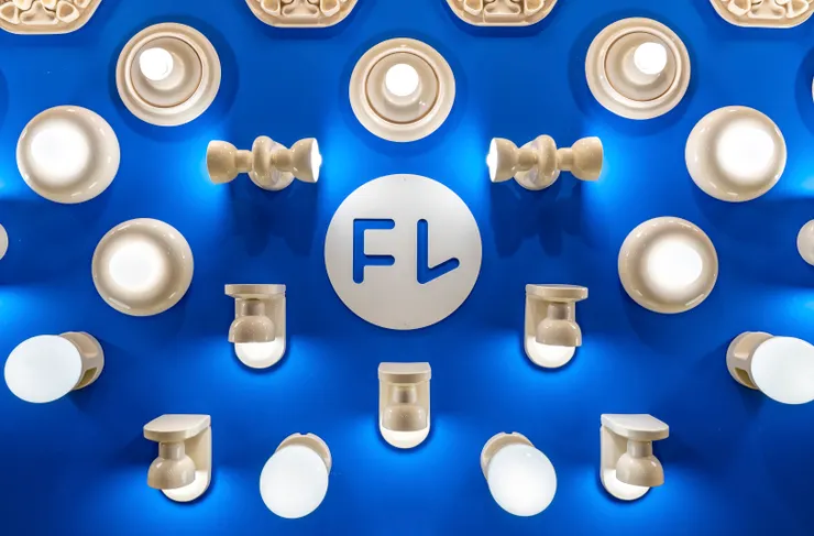 Ferroluce - 2025年米蘭家具展展廳一角